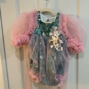 Petite Maison Eva Romper 12M & Eva Hair Clip